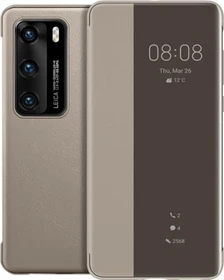 Huawei Smart View Flip Cover für P40 khaki