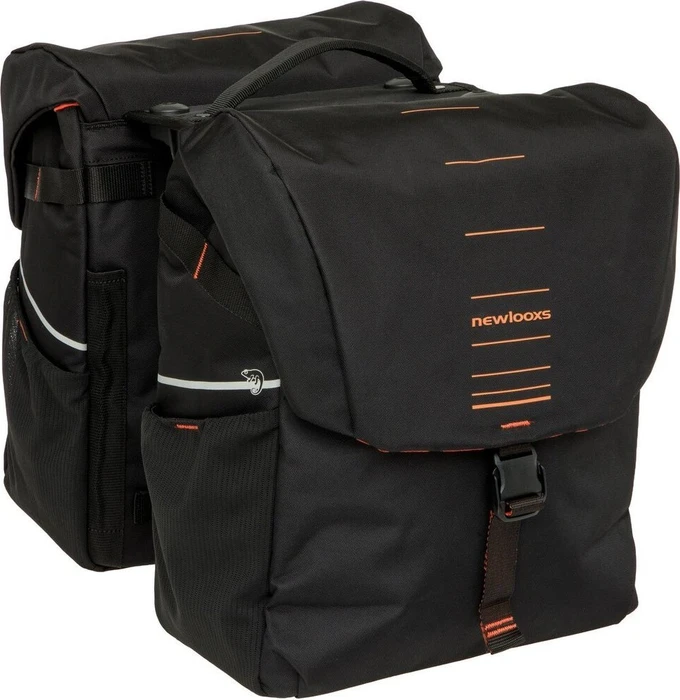 New Looxs Vigo Double RT 2 Gepäcktasche schwarz/orange