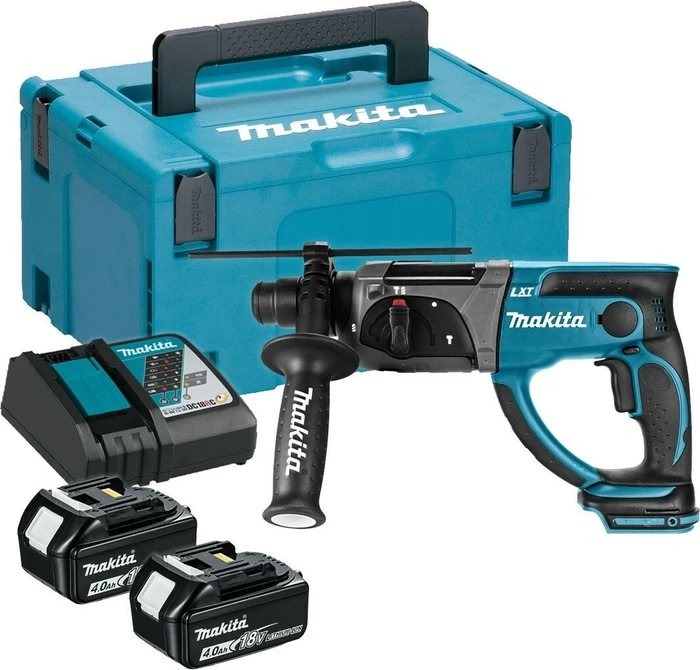 Makita DHR202RMJ Akku-Bohr-/Meißelhammer inkl. MAKPAC + 2 Akkus 4.0Ah