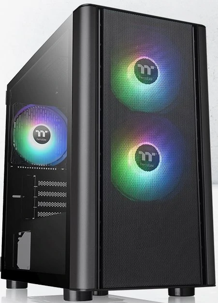 Thermaltake V150 TG ARGB Breeze, schwarz, Glasfenster