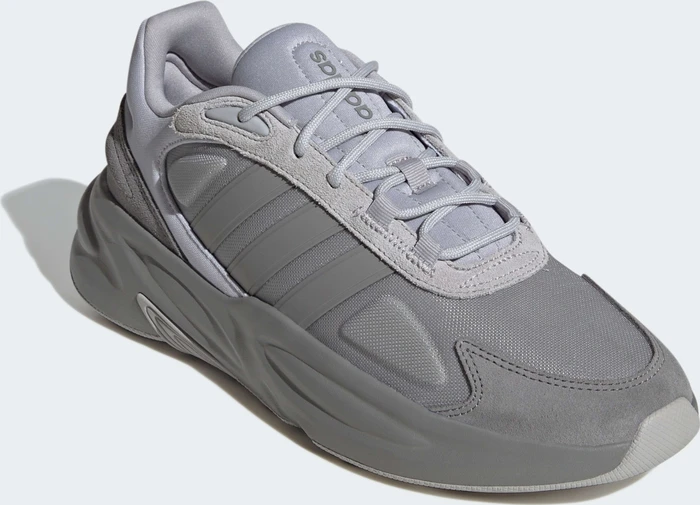 adidas Ozelle Cloudfoam silver metallic/charcoal solid grey/grey two