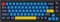 Keychron Q1/Q2/K2 OEM Dye-Sub Keycap-Set Beach, Kunststoff (PBT), Beach, gelb/blau, 97 Tasten (83+14), ANSI-US Vorschaubild
