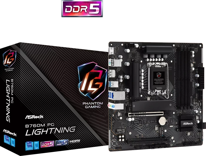 ASRock B760M PG Lightning (Intel 1700)