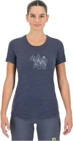 Karpos Gusela Merino Funktionsshirt kurzarm ombre blue (Damen)