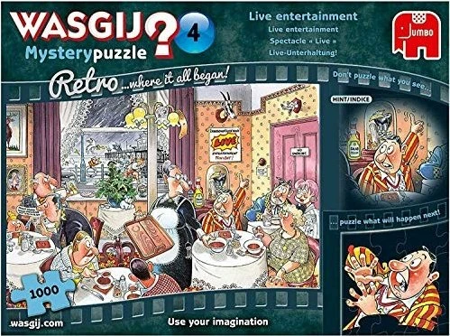 Jumbo Wasgij Retro Mystery 4 Live-Unterhaltung!