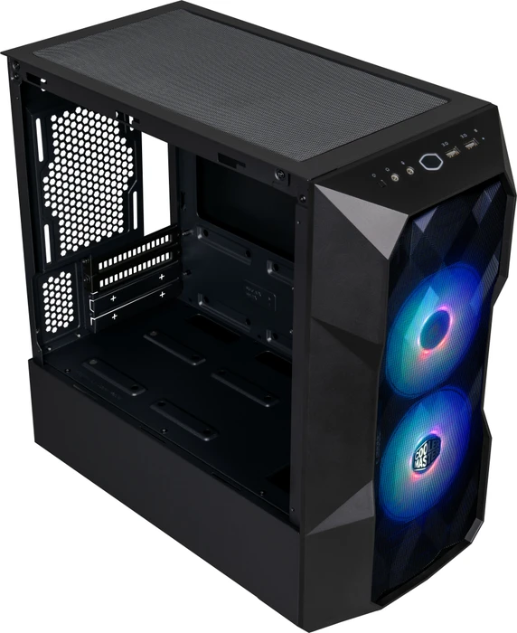 Cooler Master MasterBox TD300 Mesh, schwarz, Glasfenster