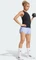 adidas Pacer All Gym Seasonal Rib High-Rise Tonal 3-Streifen Shorts blue spark (Damen) Vorschaubild