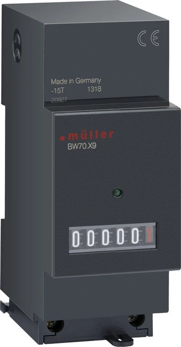Hugo Müller Betriebsstundenzähler BW 70.29 24 V 50-60 Hz