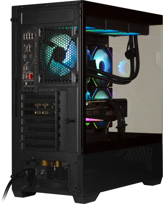 BitFenix CETO Basic Black, 3A, Lüfter LED ARGB, Glasfenster