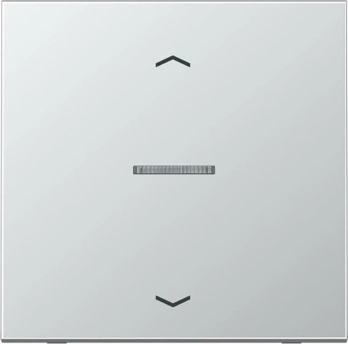 Jung Serie LS eNet Taster Standard 1fach mit Pfeilsymbol, Aluminium