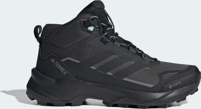 adidas Terrex Skychaser AX5 Mid GTX carbon/core black/semi flash aqua (Herren)