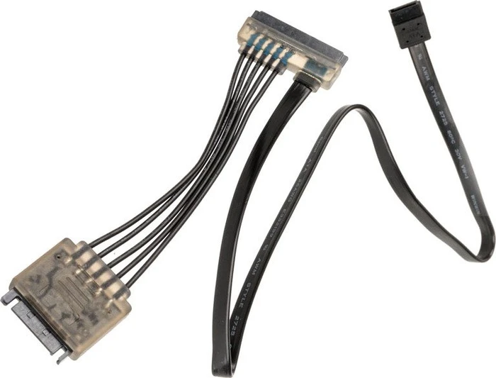 SilverStone 22-Pin SATA [Buchse] auf 7-Pin SATA [Buchse] + 15-Pin SATA [Stecker] Adapterkabel