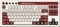 8BitDo Retro Mechanical Keyboard, Fami Edition, weiß/rot, Kailh Box V2 WHITE, USB/Bluetooth, US Vorschaubild