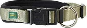 Hunter Neopren Vario Plus Halsung, Hundehalsband, Nylon, mit Neopren gepolstert, 45/2.0cm M, schwarz