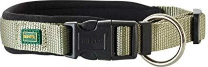 Hunter Neopren Vario Plus Halsung, Hundehalsband, Nylon, mit Neopren gepolstert, 45/2.0cm M, schwarz
