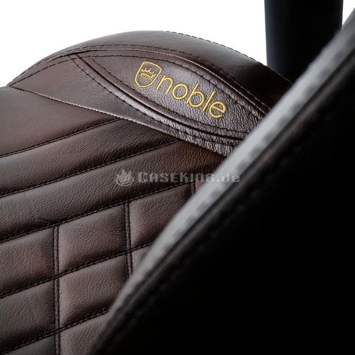 noblechairs Epic Echtleder Gamingstuhl, braun/schwarz