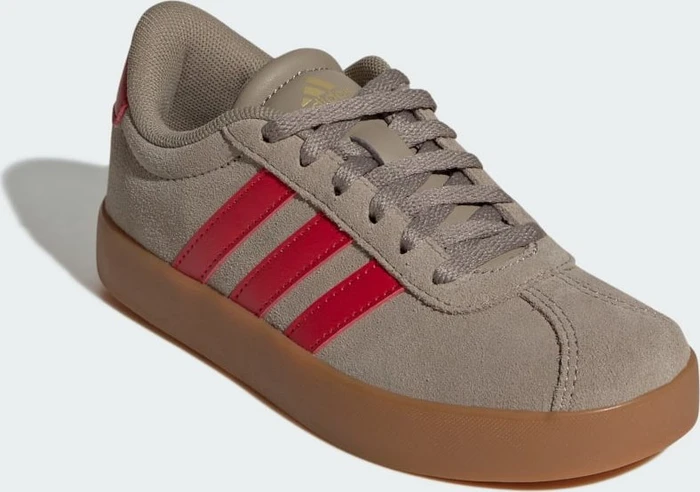 adidas VL Court 3.0 blanch cargo/pure ruby/gold metallic (Junior)