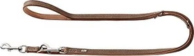 Hunter Porto Verstellbare Hundeführleine, Leder, nachhaltig, 2.0x200cm, tabak/cognac
