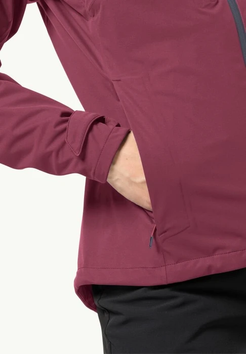 Jack Wolfskin Highest Peak Funktionsjacke sangria red (Damen)