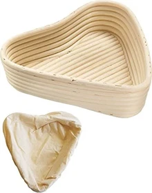 Westmark Gärkörbchen Herz mit Bezug 22x23.5cm