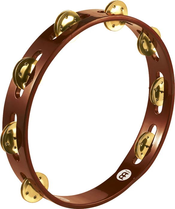 Meinl Traditional Wood Tambourine Brass 1 Row