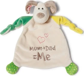 My First NICI Schmusetuch Hund Mum+Dad=Me