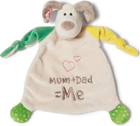 My First NICI Schmusetuch Hund Mum+Dad=Me