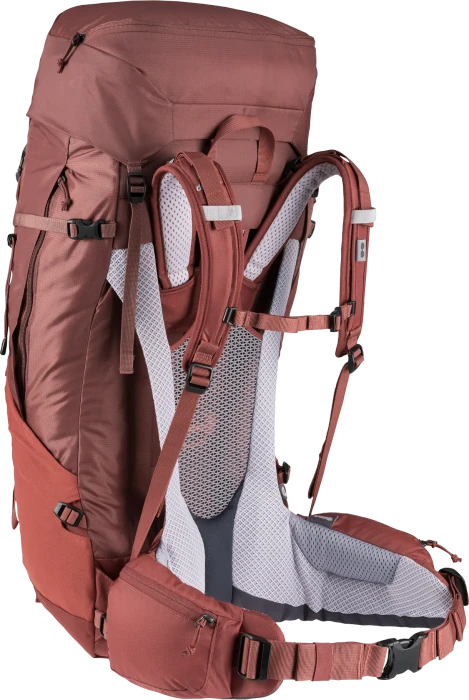 Deuter Futura Air Trek 55+10 SL redwood/lava (Damen)