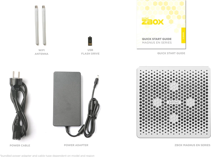 Zotac ZBOX Magnus EN374070W, weiß, Core i7-13700HX, 16GB RAM, 1TB SSD, GeForce RTX 4070