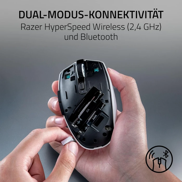 Razer Orochi V2 HyperSpeed (2026), White Edition, USB/Bluetooth