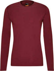 Icebreaker Merino 200 Oasis Crewe Funktionsshirt langarm cabernet (Herren)