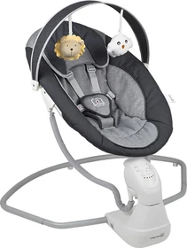 BabyGo Cuddly Babywippe dunkelgrau