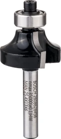 Bosch Professional Standard for Wood Abrundfräser, (R1)6.3x(D)25.4x13.2x54mm, 1 Stück