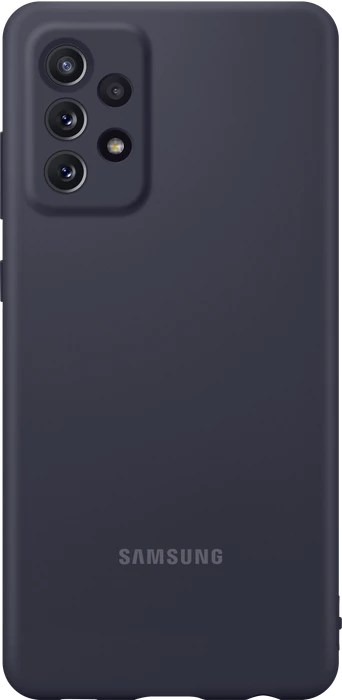 Samsung Silicone Cover für Galaxy A72 schwarz