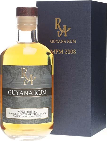 Rum Artesanal Guyana 2008 MPM Distillery 500ml