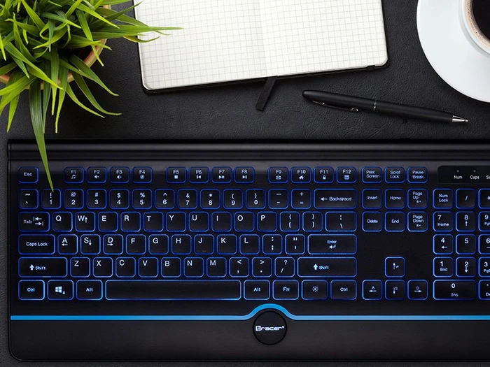Tracer Ofis Pro Keyboard, LEDs blau, schwarz, USB, US