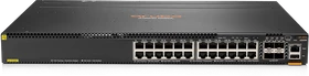 HPE Aruba CX 6300 Series 6300M Rackmount Gigabit Managed Switch, 24x RJ-45, 4x SFP56, 720W PoE+ (JL662A)