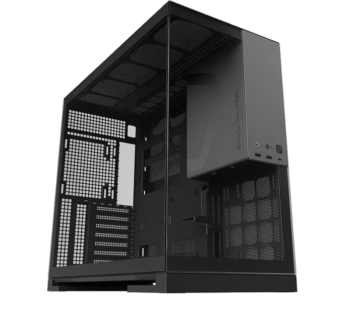 Geometric Future Model 5 Black/Gray, Glasfenster