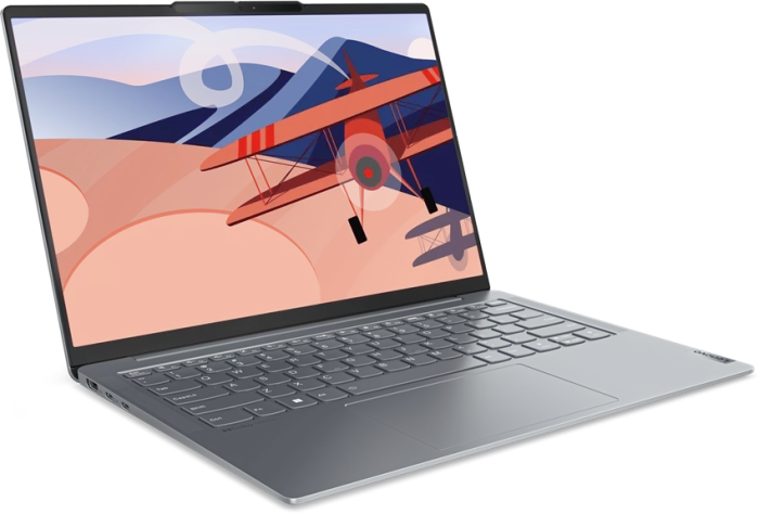 Lenovo Yoga Slim 6 14APU8, Misty Grey, Ryzen 5 7540U, 16GB RAM, 512GB SSD, DE