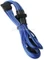 BitFenix Alchemy SATA-Stromadapter 4-Pin [IDE] auf 4x 15-Pin [SATA] 20cm, sleeved blau/schwarz Vorschaubild