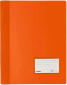 Durable Duralux Transluzent Schnellhefter, A4, orange/transparent, 25er-Pack