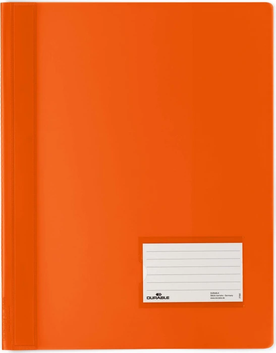 Durable Duralux Transluzent Schnellhefter, A4, orange/transparent