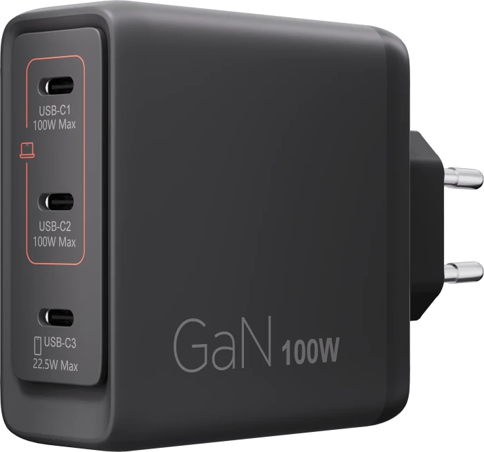 Lenovo Multi-port USB-C GaN Charger 100W schwarz