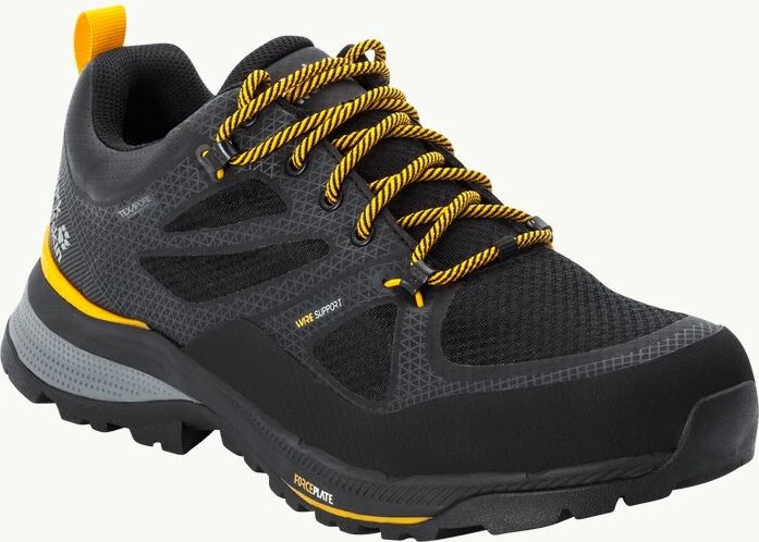 Jack Wolfskin Force Striker Texapore Low black/burly yellow xt (Herren)