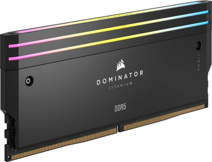 Corsair Dominator Titanium RGB schwarz UDIMM 64GB Kit, DDR5-6000, CL30-36-36-76