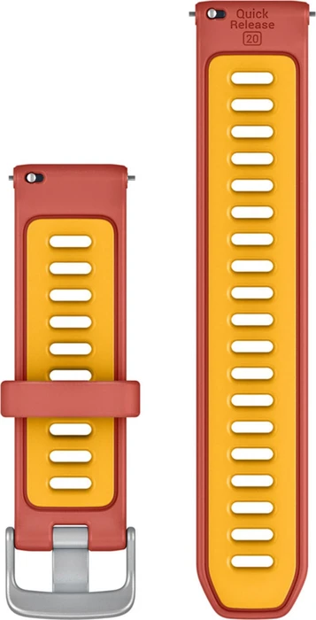 Garmin Schnellwechsel Ersatzarmband 20mm Silikon red pink/mango