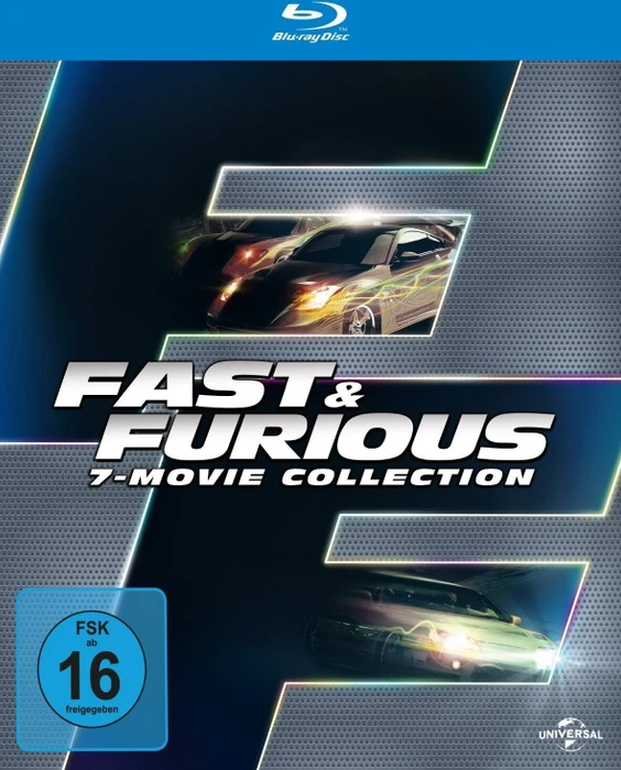 The Fast And The Furious Box (Filme 1-7) (Blu-ray)