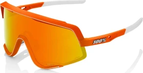 100% Glendale soft tact neon orange/hiper red multilayer mirror lens
