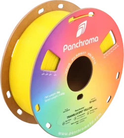 Polymaker Panchroma PLA Translucent, Yellow, Spule, 1.75mm, 1.00kg
