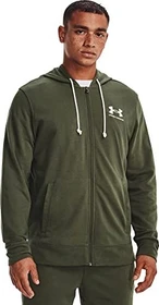 Under Armour Rival Terry Zip Hoodie marine od green/onyx white (Herren)